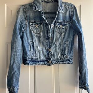 American Eagle Outfitters Light Blue Denim Jacket